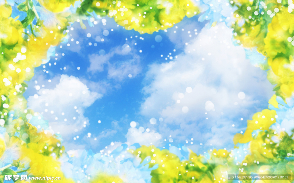 花草背景