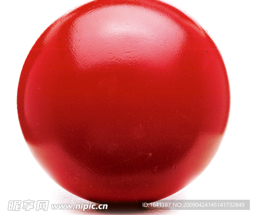 红色圆球
