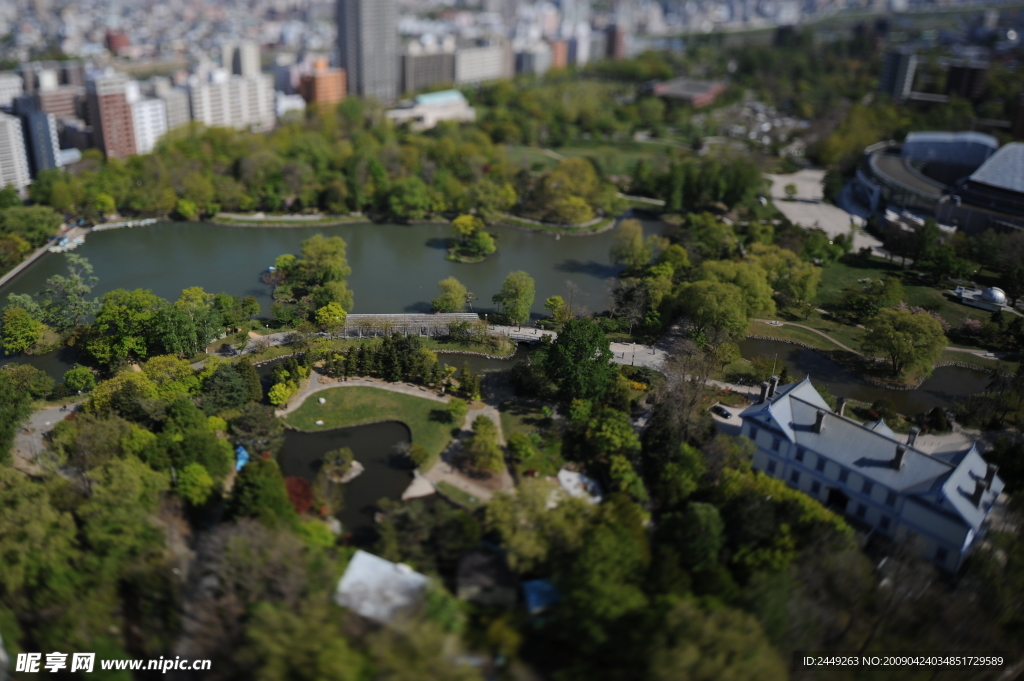 城市公园缩影