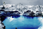 高山冰湖