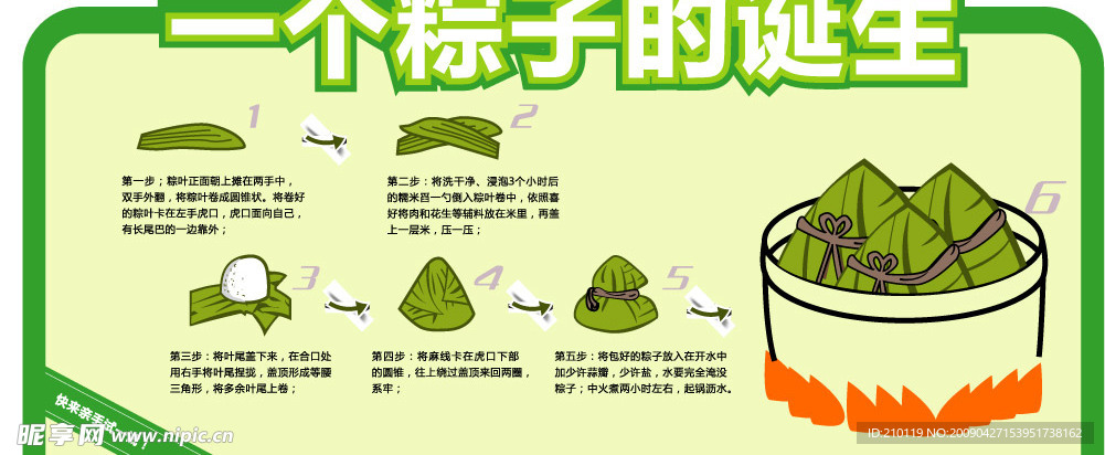 一个粽子的诞生