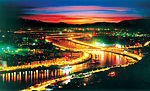 兰州黄河夜景