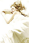 臥室睡眠美女