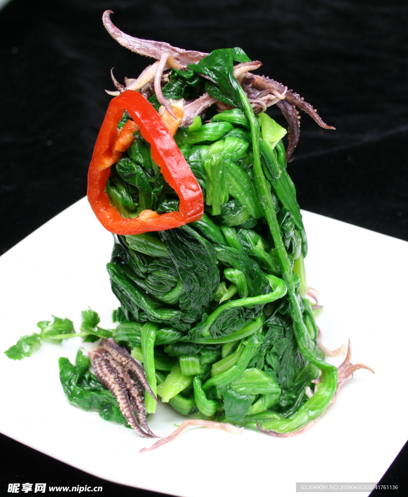 海味菠菜  时蔬