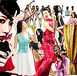 分层美女素材