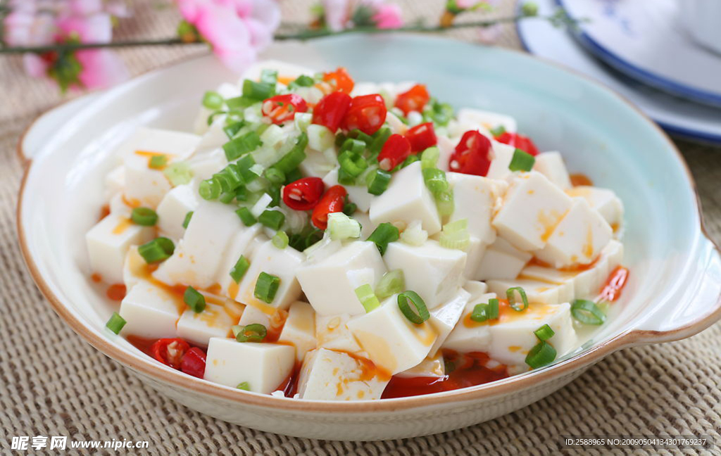 小葱拌豆腐