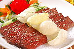 大片手撕牛肉