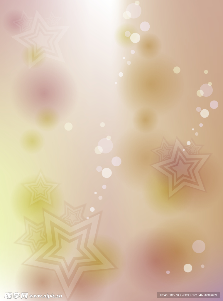 星星花纹弥漫背景图
