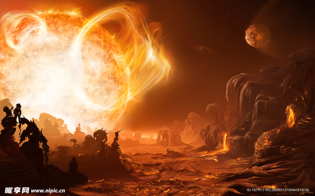类地行星上的危险日出