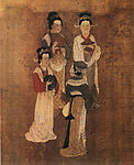 国画四美人图