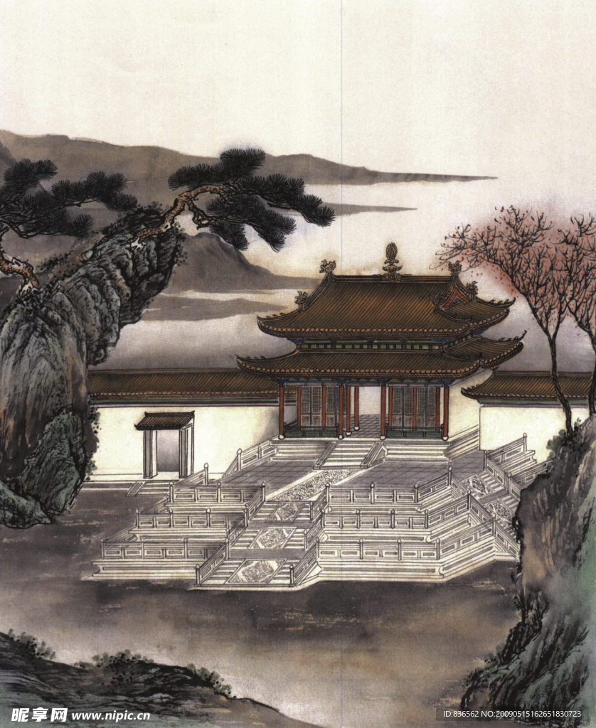 山水画谱