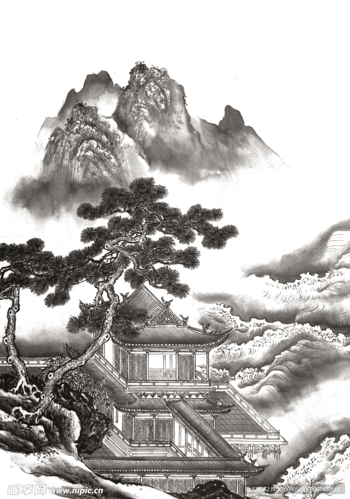 山水画谱