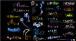 浪漫艺术字模44