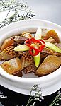 牛杂萝卜煲