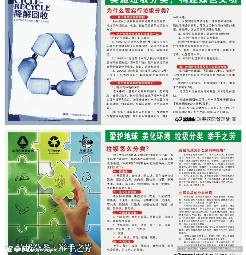 垃圾分类宣传海报