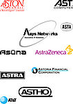 asuast开头logo标志