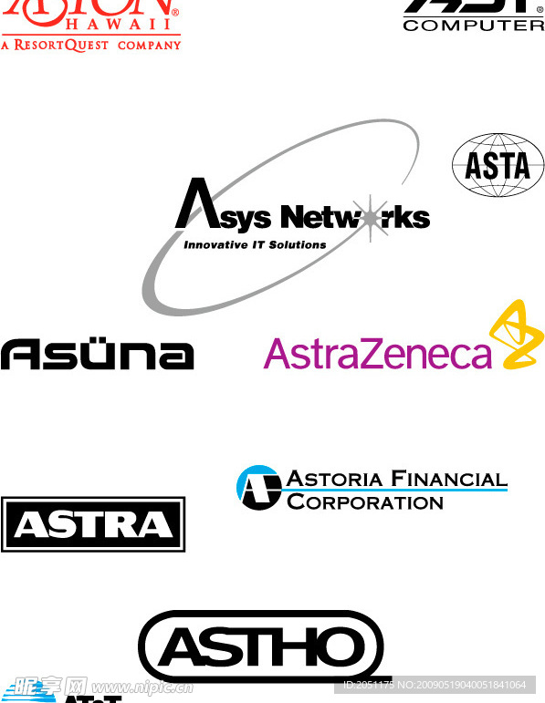 asuast开头logo标志