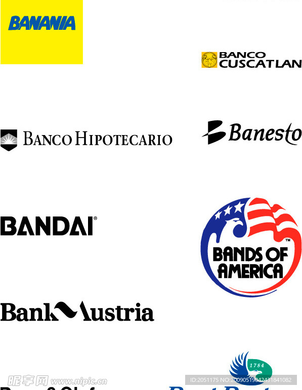 bankband开头logo标志