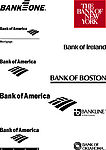 美国各银行logo标志