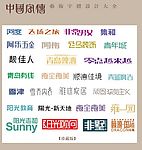 中国字传广告艺术字体大全89
