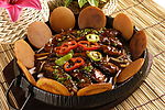 小黄鱼贴饼