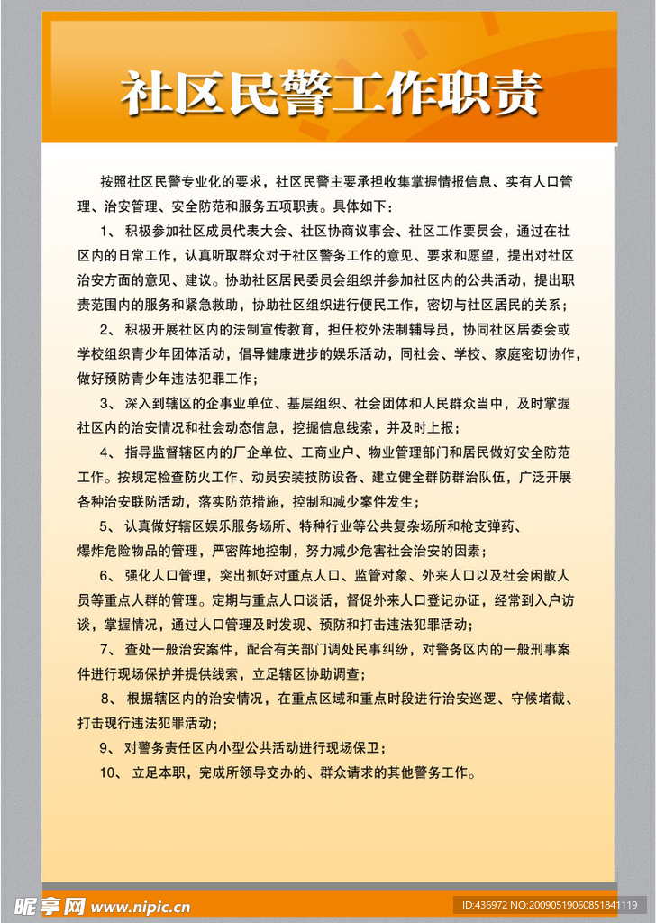 社区版面