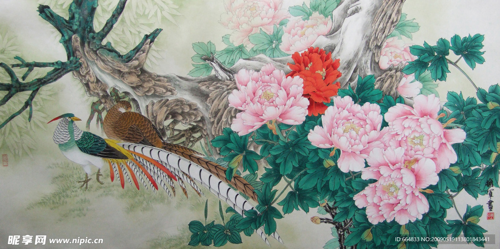 工笔花鸟