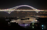 夜景灯光桥
