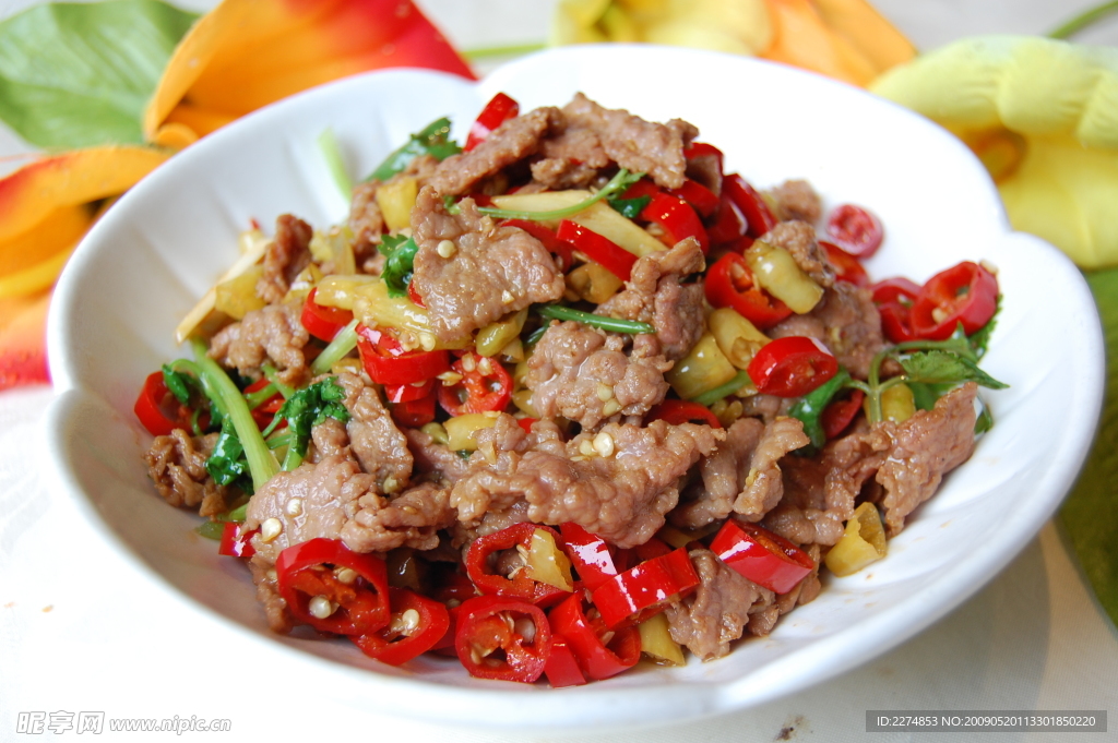 小炒黄牛肉