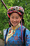 微笑的藏族姑娘