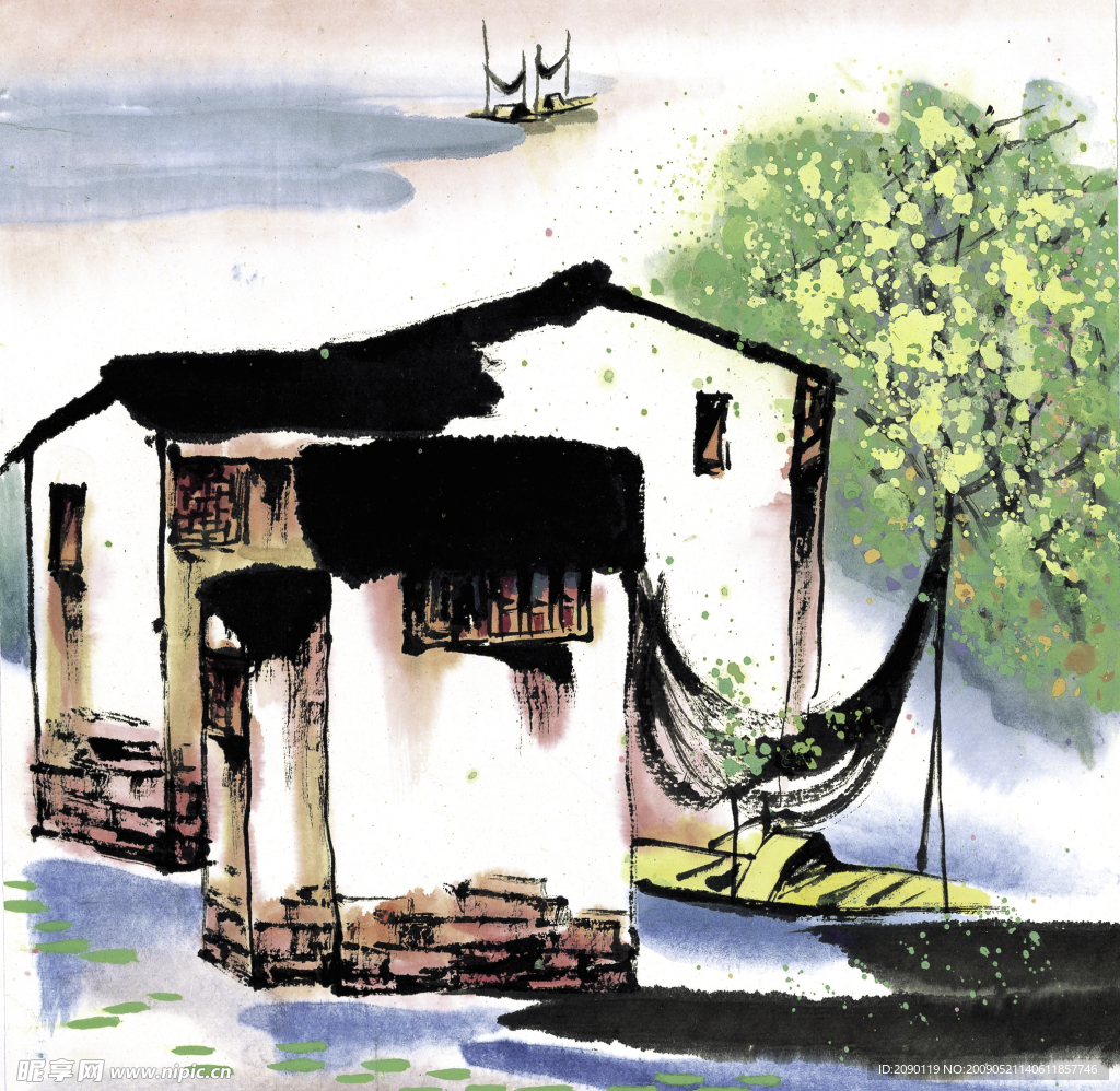 夏日水乡