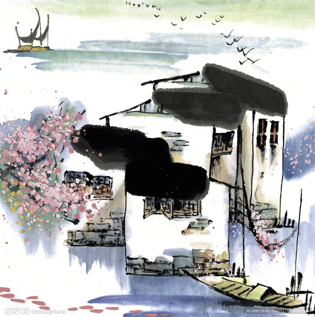 夏日水乡