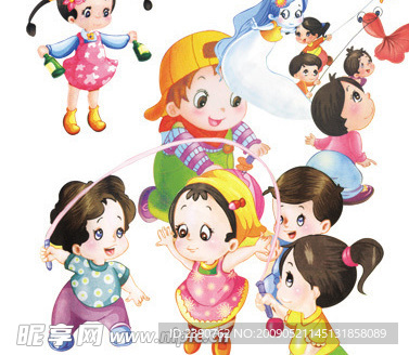 卡通漫画六一儿童