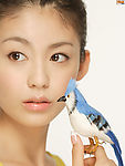 美女与鹦鹉