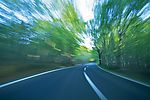 行驶的公路风光
