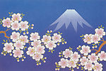 富士山樱花