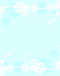 飘雪蓝