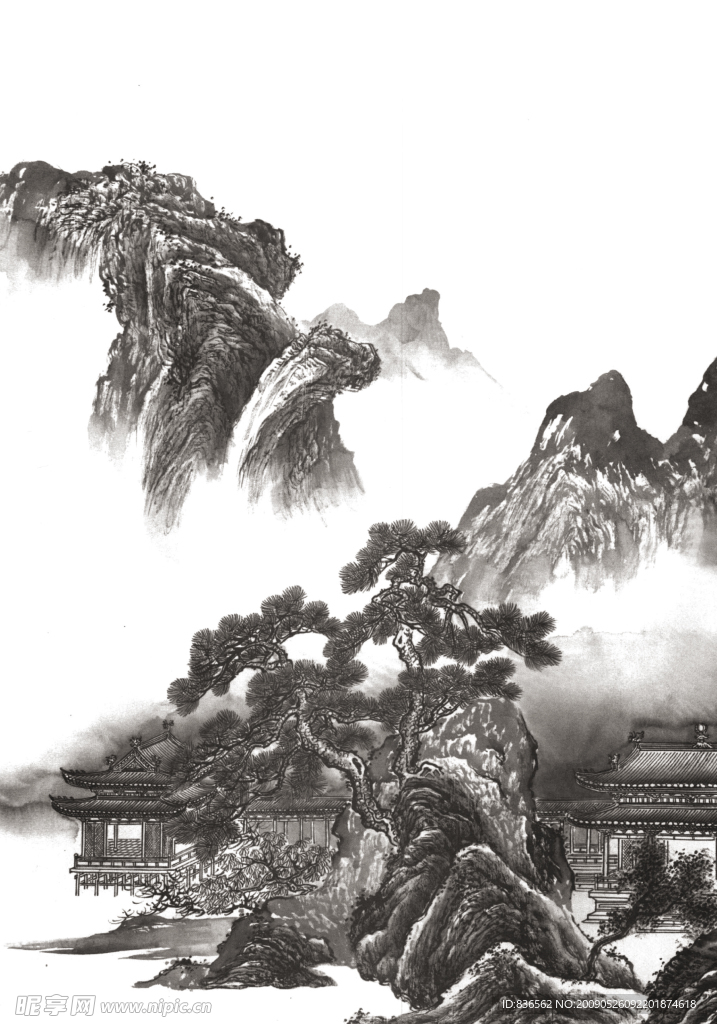 山水画谱