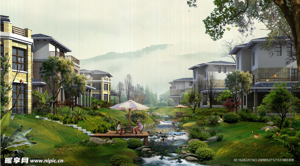 风景配景PSD