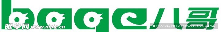 八哥LOGO矢量