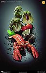 虾 蔬菜 美食
