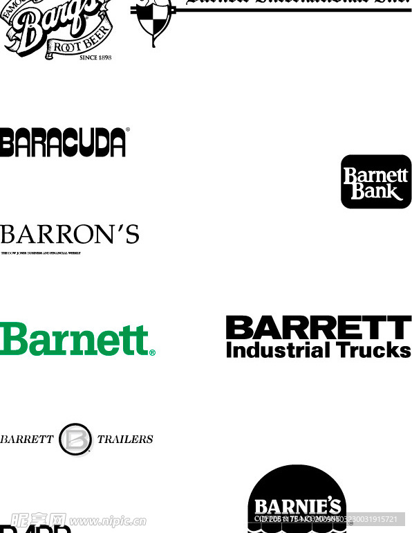 barrbarn开头logo标志