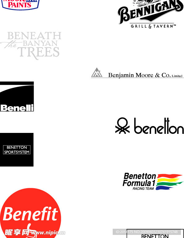 bene开头logo标志