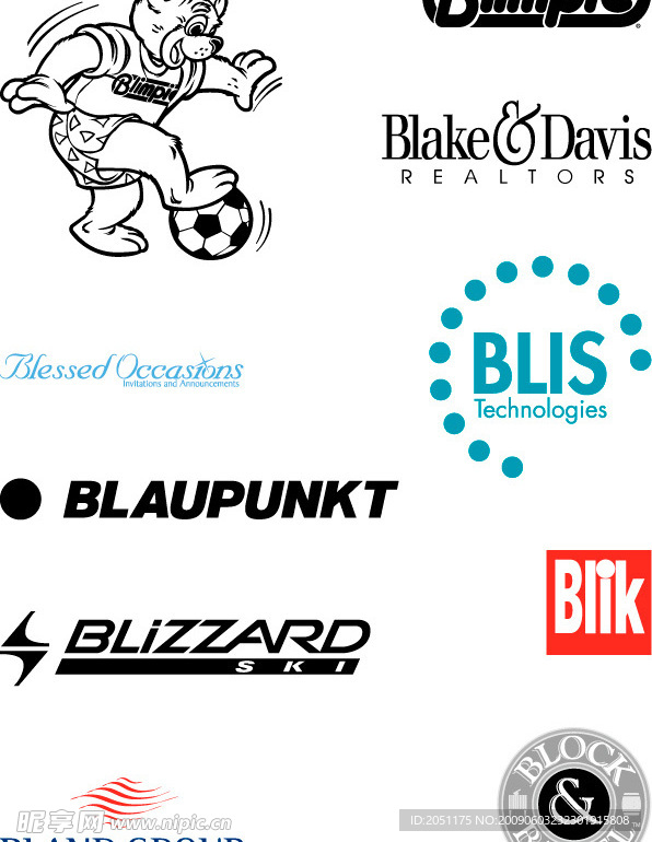 blibla开头logo标志