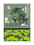巴黎女性冬季时装花纹