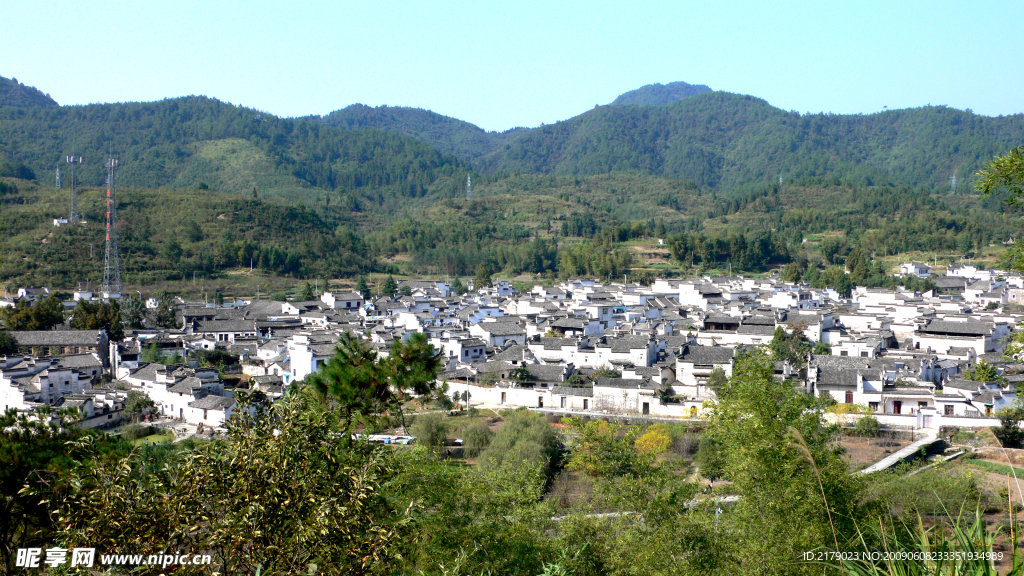 古村落的俯瞰