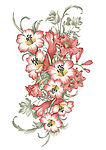 手绘角花02