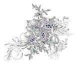 手绘角花05