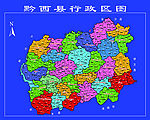 黔西县行政区图