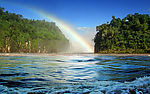 巴西伊瓜苏瀑布彩虹